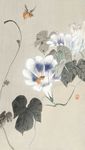水墨画蜜蜂螳螂