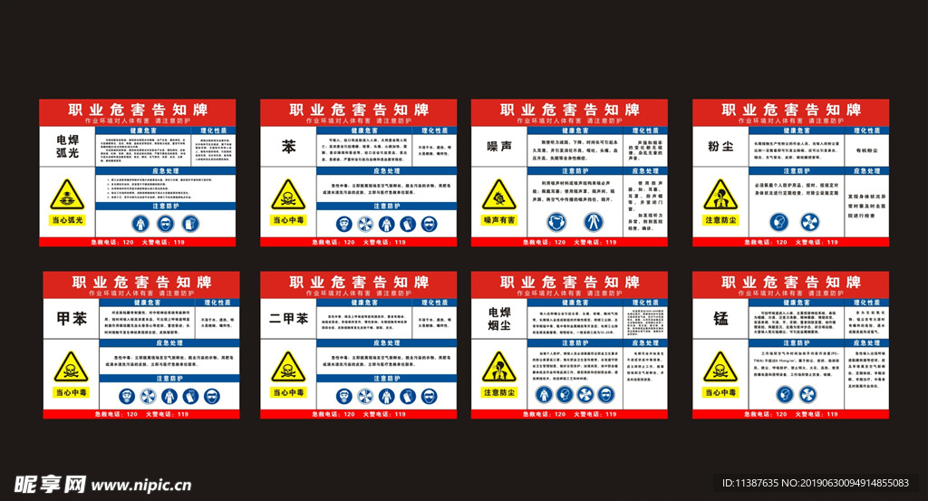 职业危害告知牌
