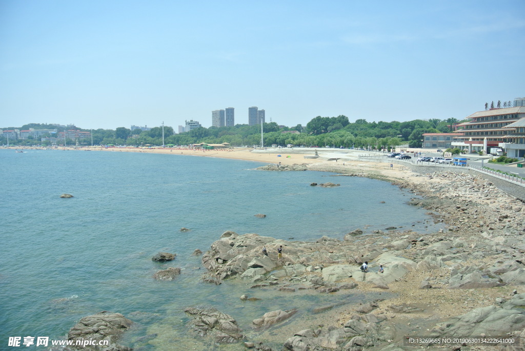 兴城海滨 海边 风景