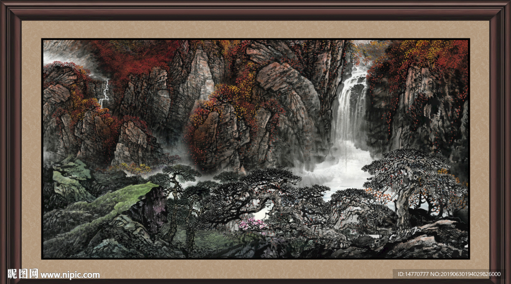 黄山国画