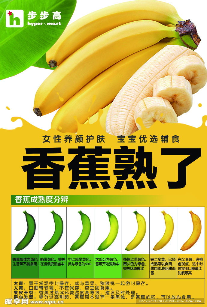 香蕉熟了