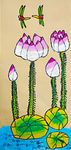 儿童画 荷花