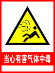 当心有害气体中毒