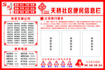 社区便民信息栏