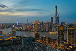 上海航拍夜景