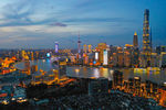 上海航拍夜景