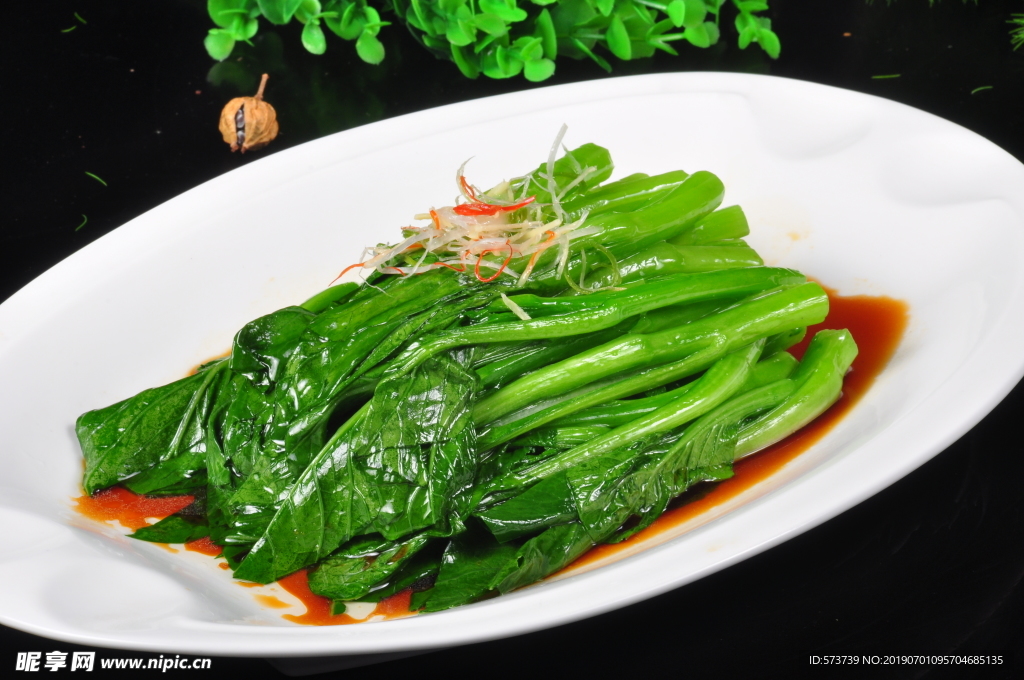 白灼菜心