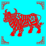 牛剪纸