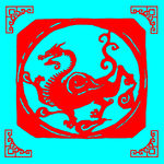 龙鹏剪纸