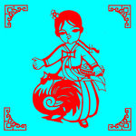 养鸡剪纸