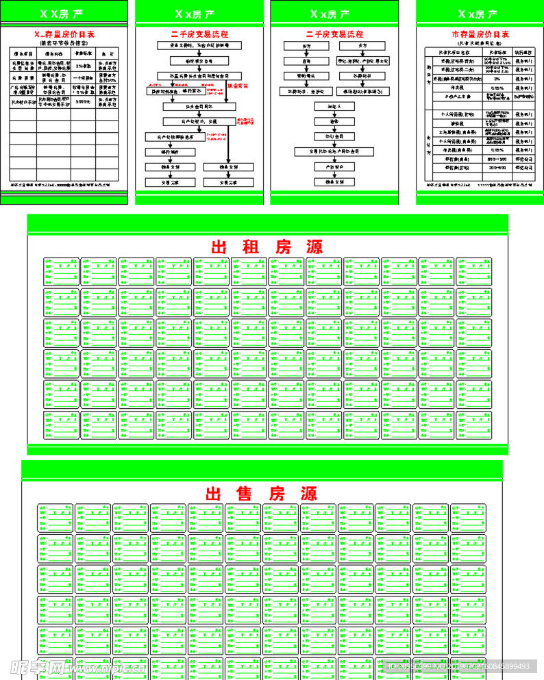 房产中介流程 交易流程 税点表