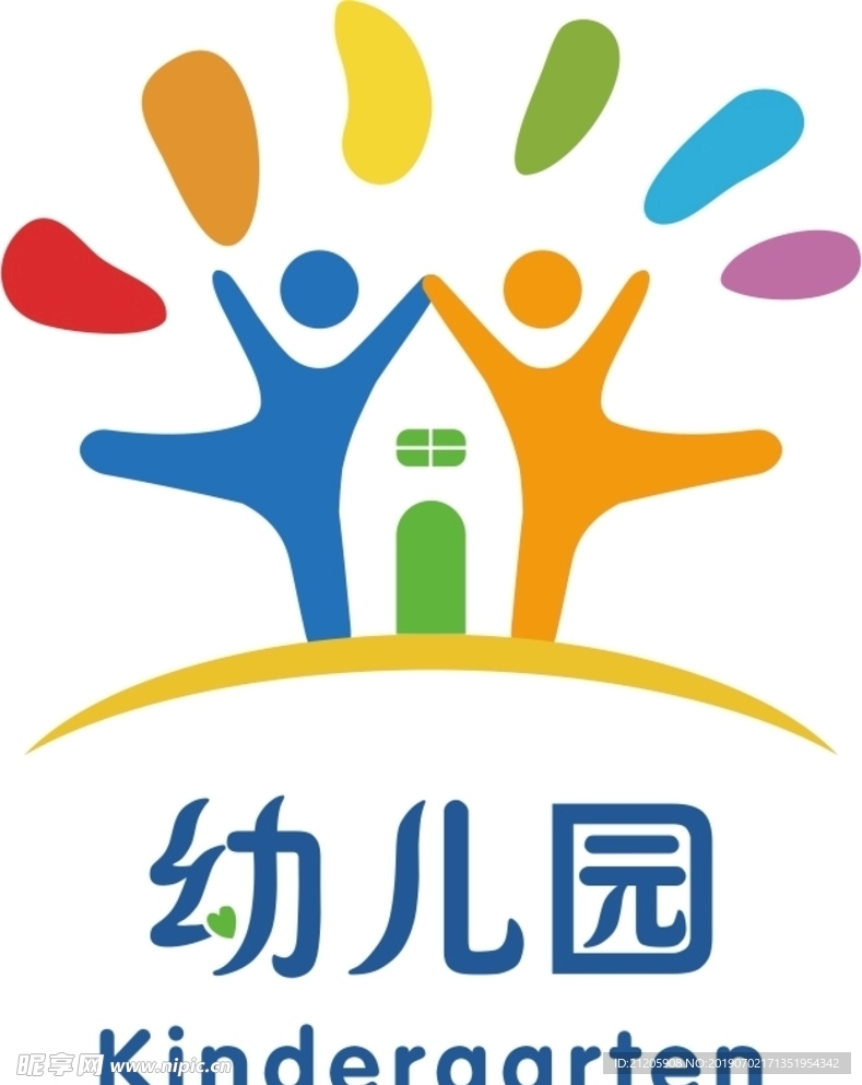儿童幼儿园logo