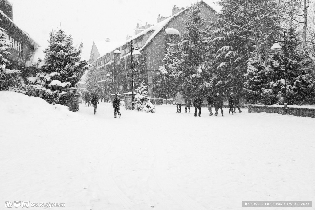 冬天雪景