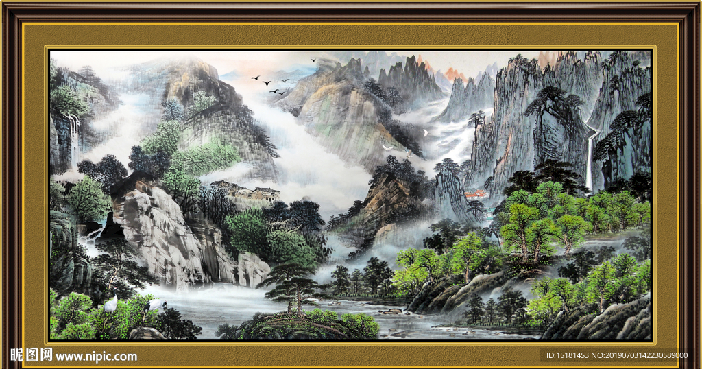 国画山水