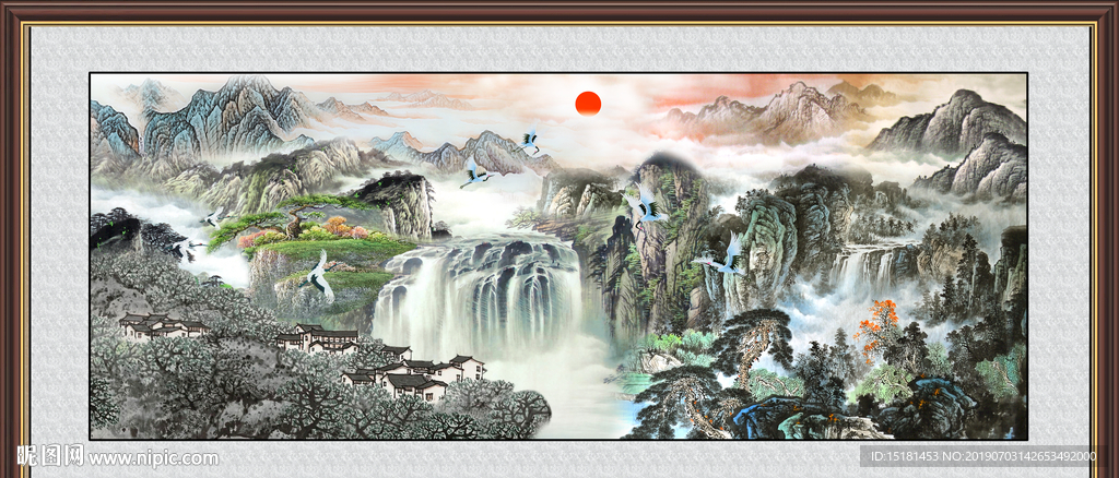 国画山水
