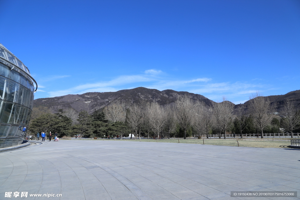 冬日园林风景