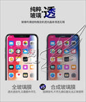 手机膜对比图