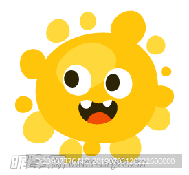 手绘卡通太阳