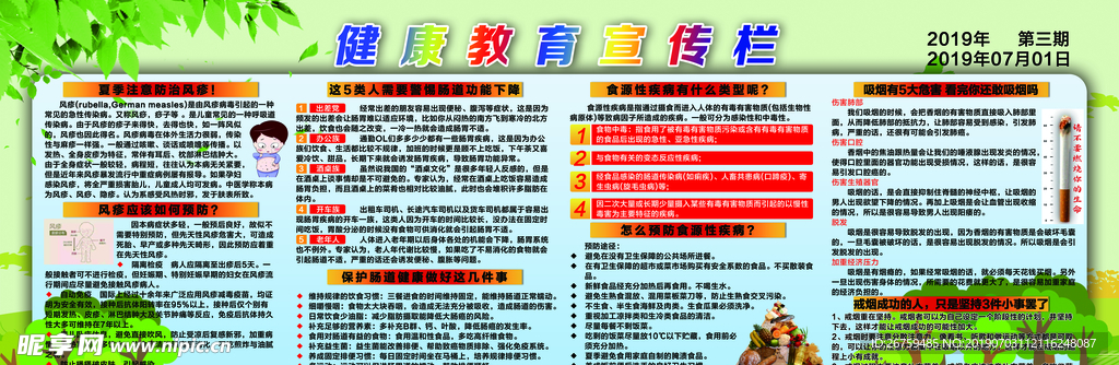 健康教育宣传栏