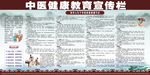 中医健康教育宣传栏
