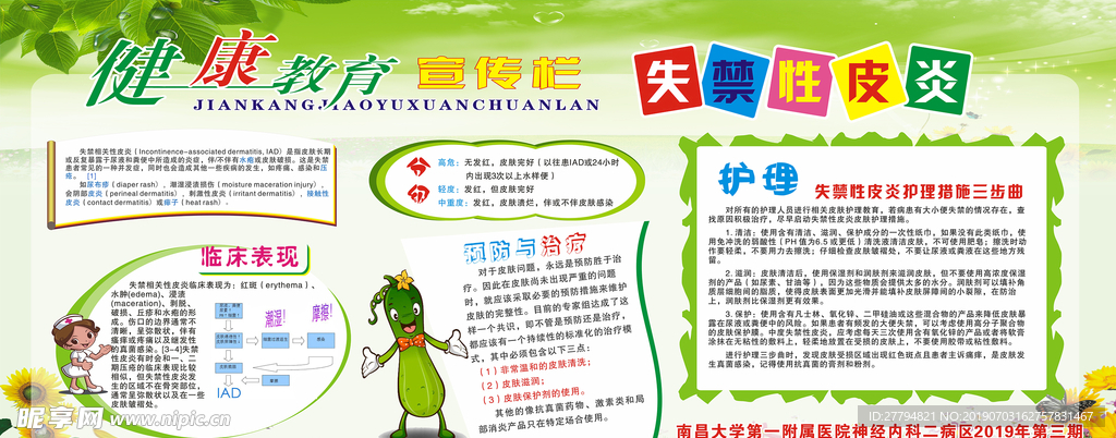 皮炎健康宣传栏
