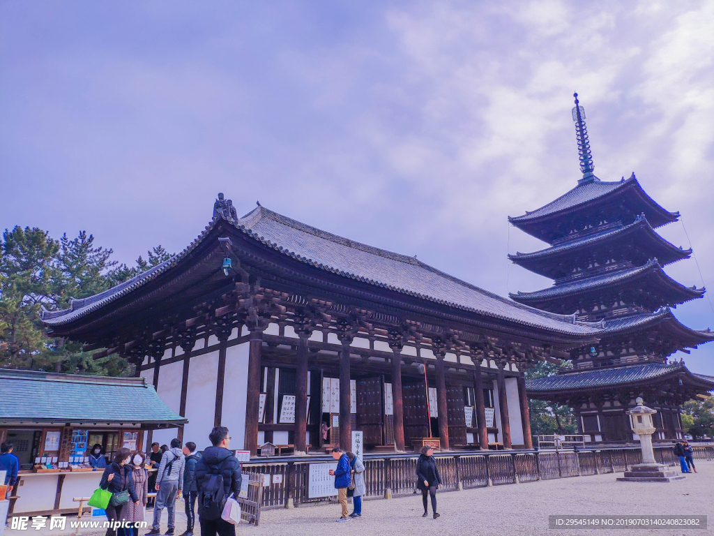 日本奈良市寺庙