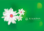 绿色小清新背景