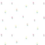 花卉儿童画平铺