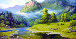 春暧山溪
