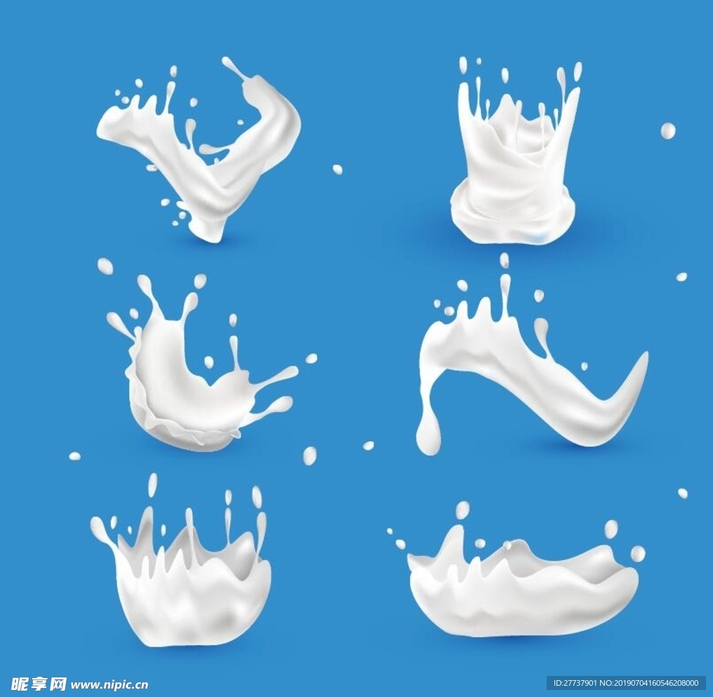 飞溅牛奶