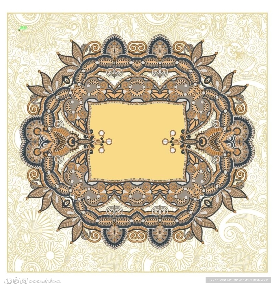 欧式花纹
