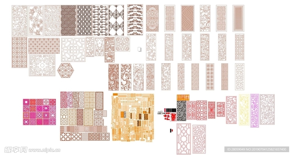 中国风精品古典镂空图案大全07