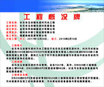 工程概况海报