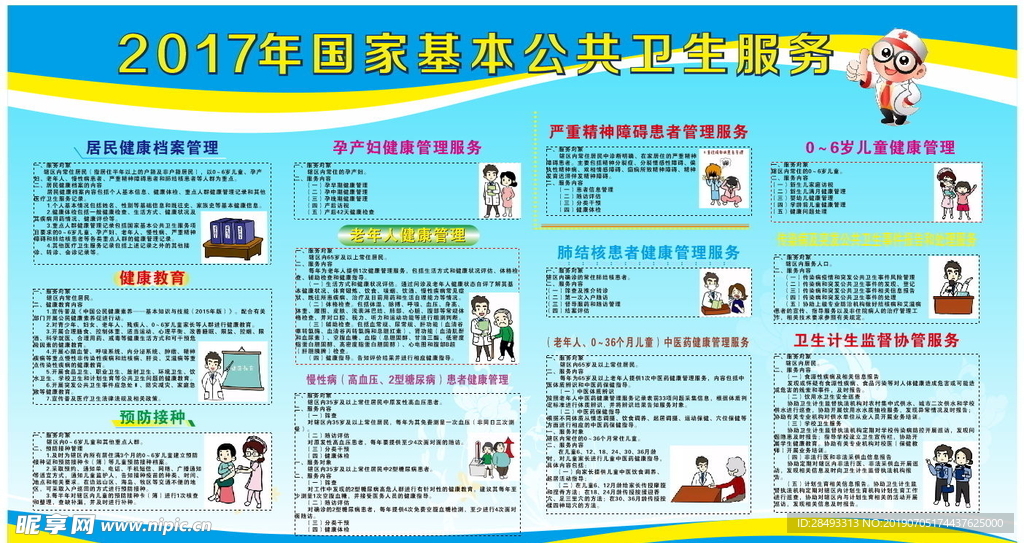 十二项基本公共卫生服务
