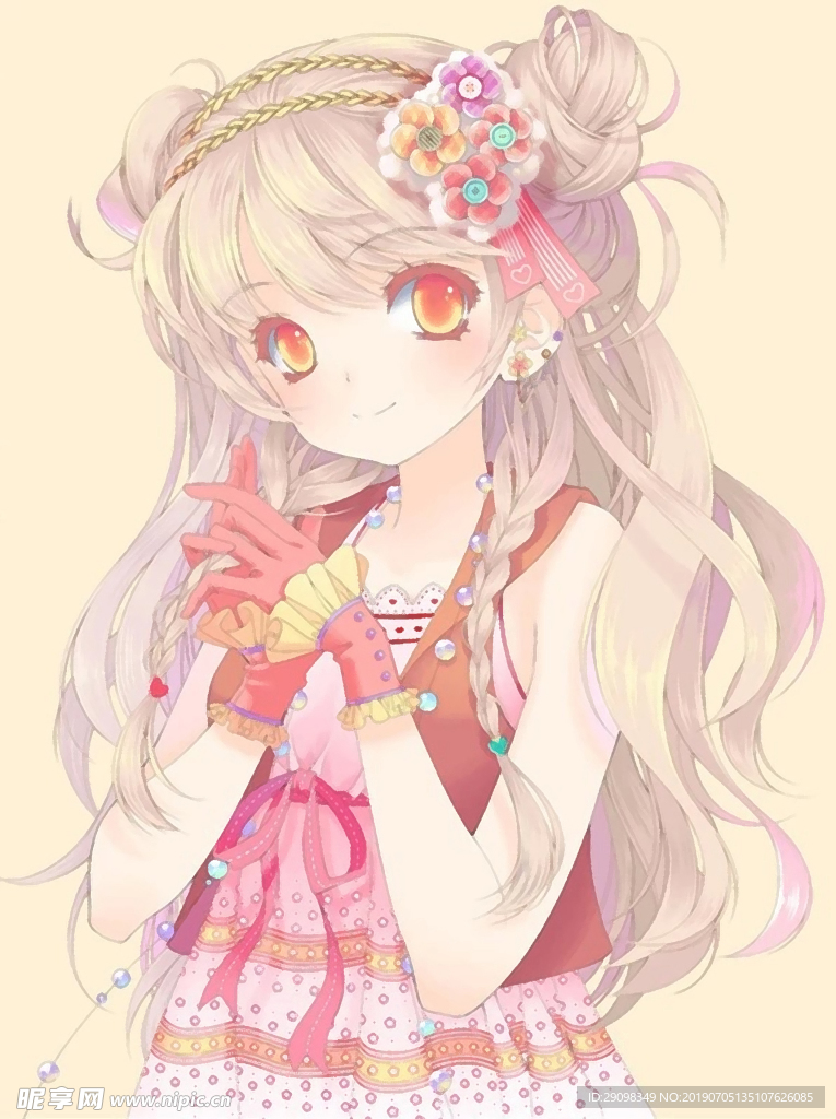 卡通美女