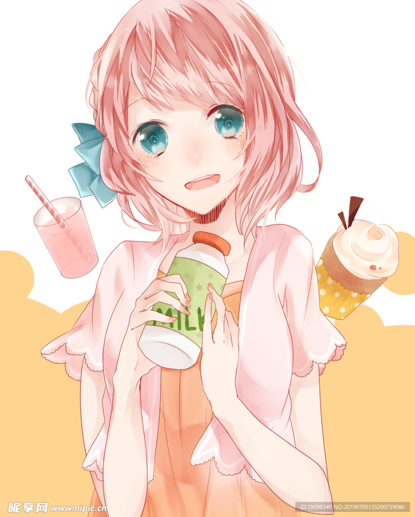 卡通美女