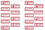 禁止标识导视导视牌楼层导视