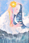 韩国画师 gaeun 水彩画