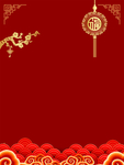 红色背景