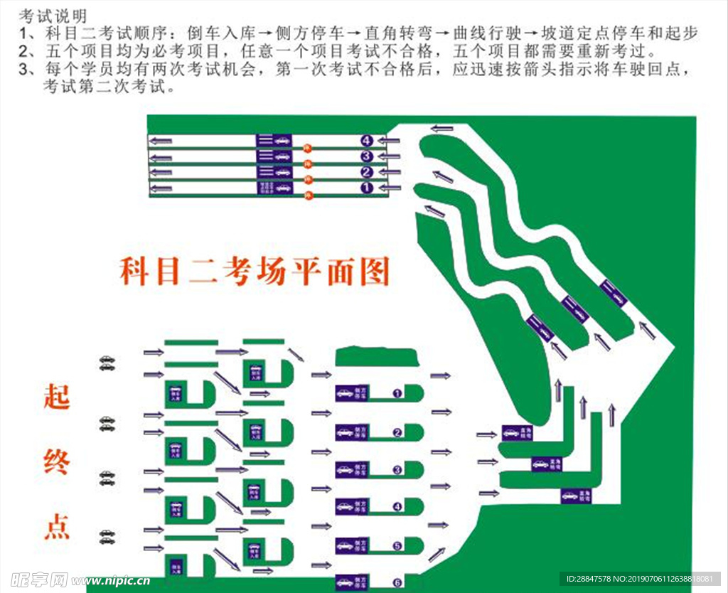 德阳天元 科目二平面图