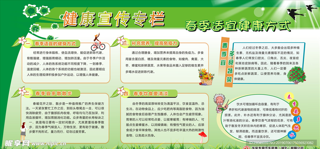 健康宣传专栏