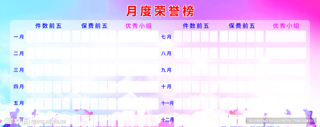 太平保险月度榜