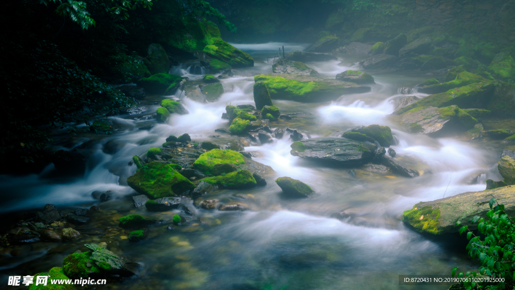 神农架山里的溪流