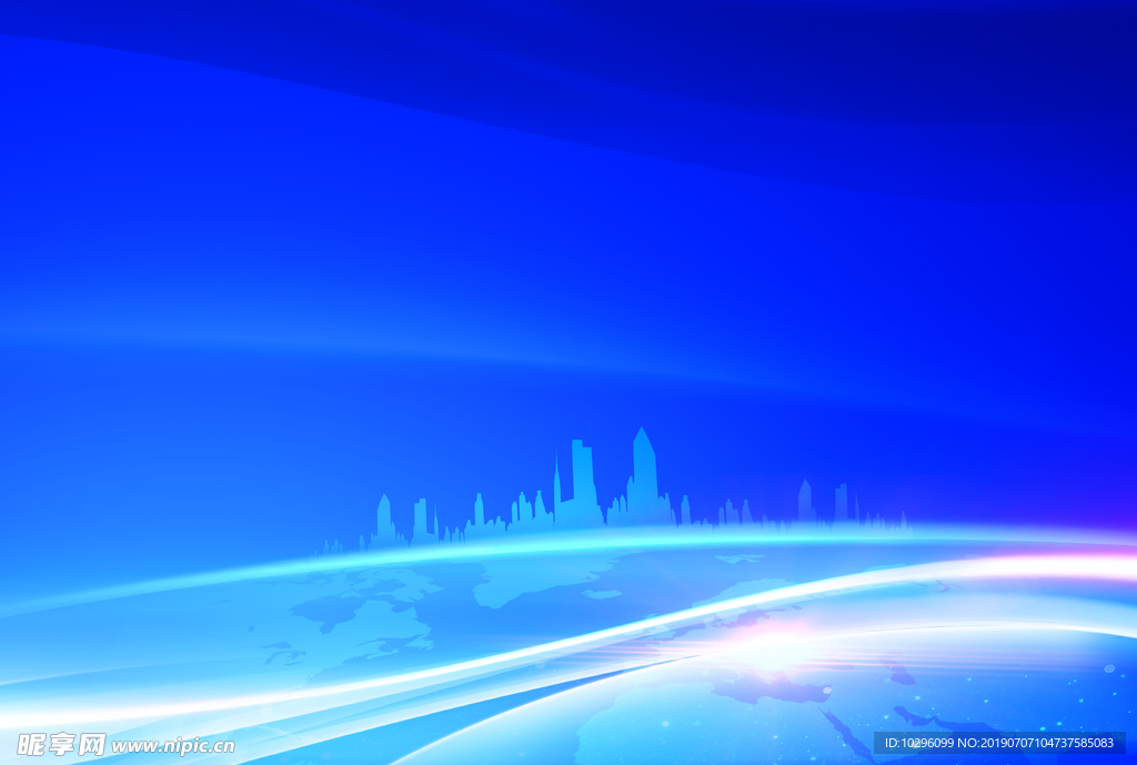 蓝色背景