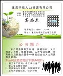 华信人力名片