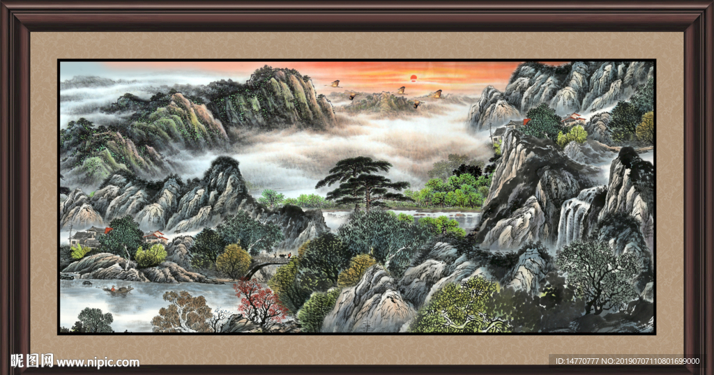 黄山国画