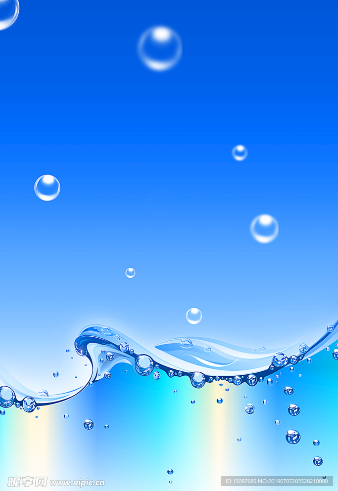 水珠背景