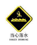 当心落水
