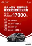 比亚迪全新宋MAX画板立牌
