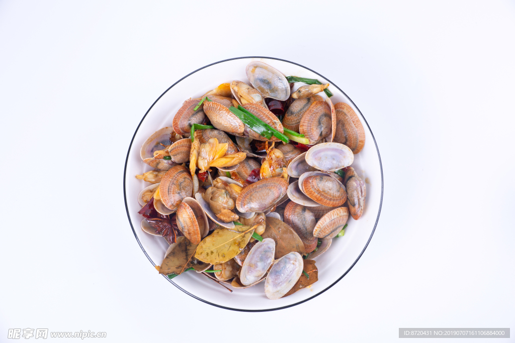 花甲沙甲海鲜炒花甲美食